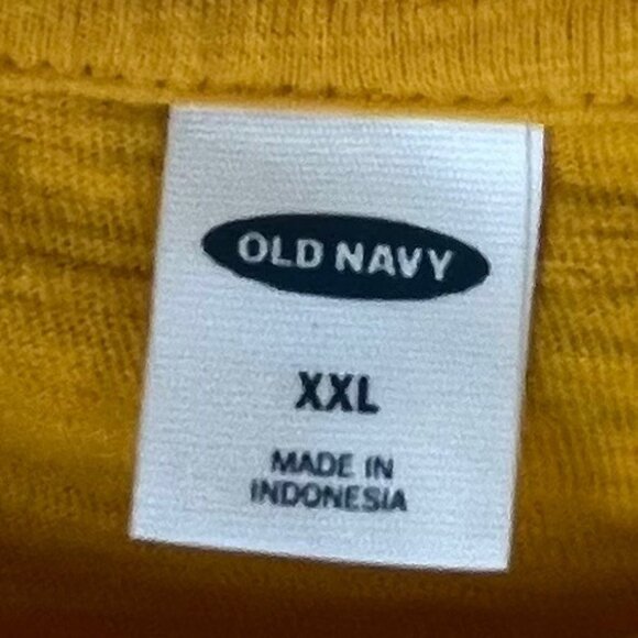 Old Navy Lace Ruffle Shirt Womens Size XXL Yellow Casual - Picture 6 of 7